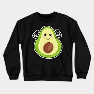 Cute Avocado Healthy Crewneck Sweatshirt